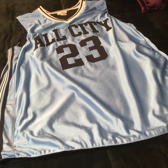 ALL CITY #23 *Reversible* JERSEY (Light and Dark BLUE) by Steve & Barry’s - Picture 2 of 14